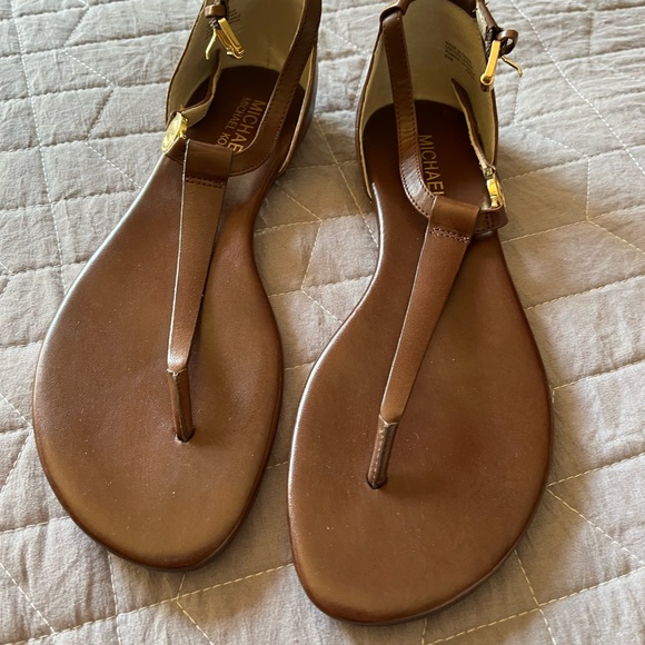 Michael Kors Brown Sandals - Picture 1 of 5